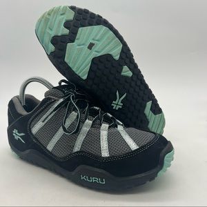 Kuru Chicane Aqua Blue Women’s Size 9 Ortho Low Top Trail Hiking Walking Shoes.